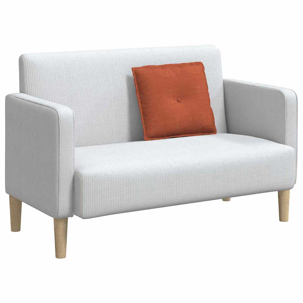 Rugkussen Rood-oranje 50 x 45 cm Cordstof is nu te koop bij PeponiXL, paradijselijk wonen!