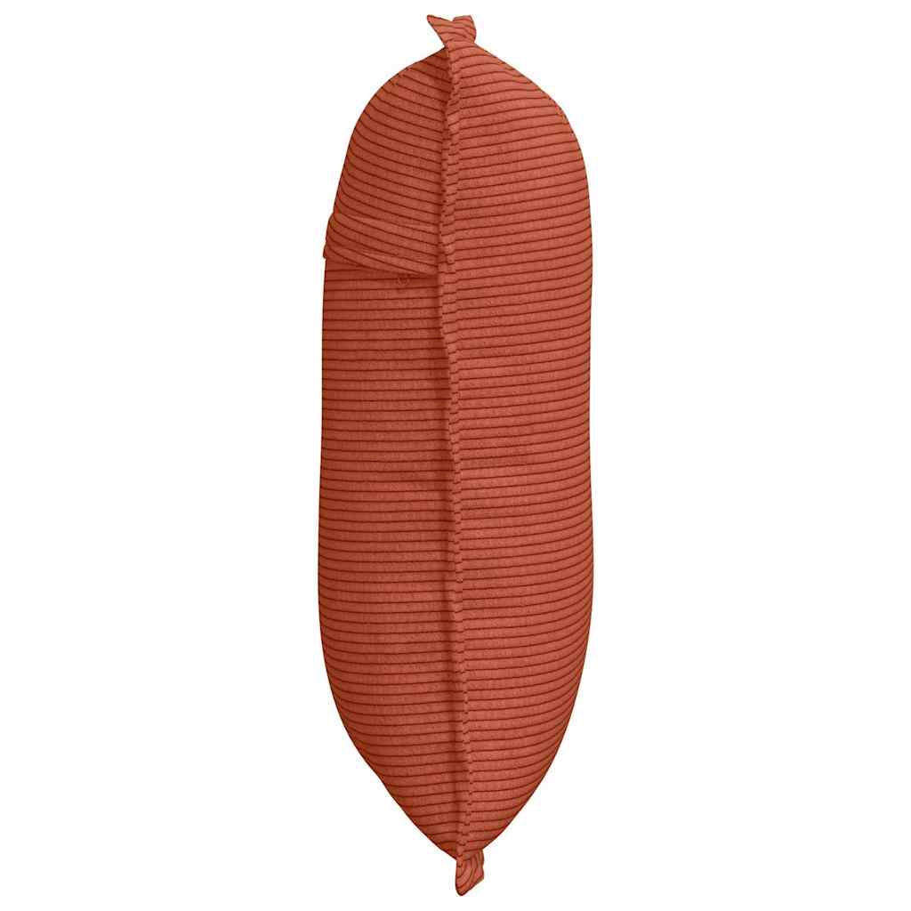 Rugkussen Rood-oranje 50 x 45 cm Cordstof is nu te koop bij PeponiXL, paradijselijk wonen!
