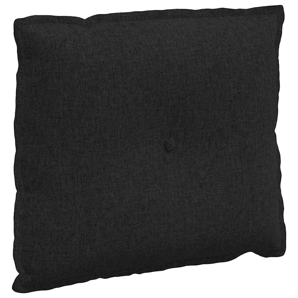 Rugkussen Zwart 60 x 19 x 50 cm Stof is nu te koop bij PeponiXL, paradijselijk wonen!