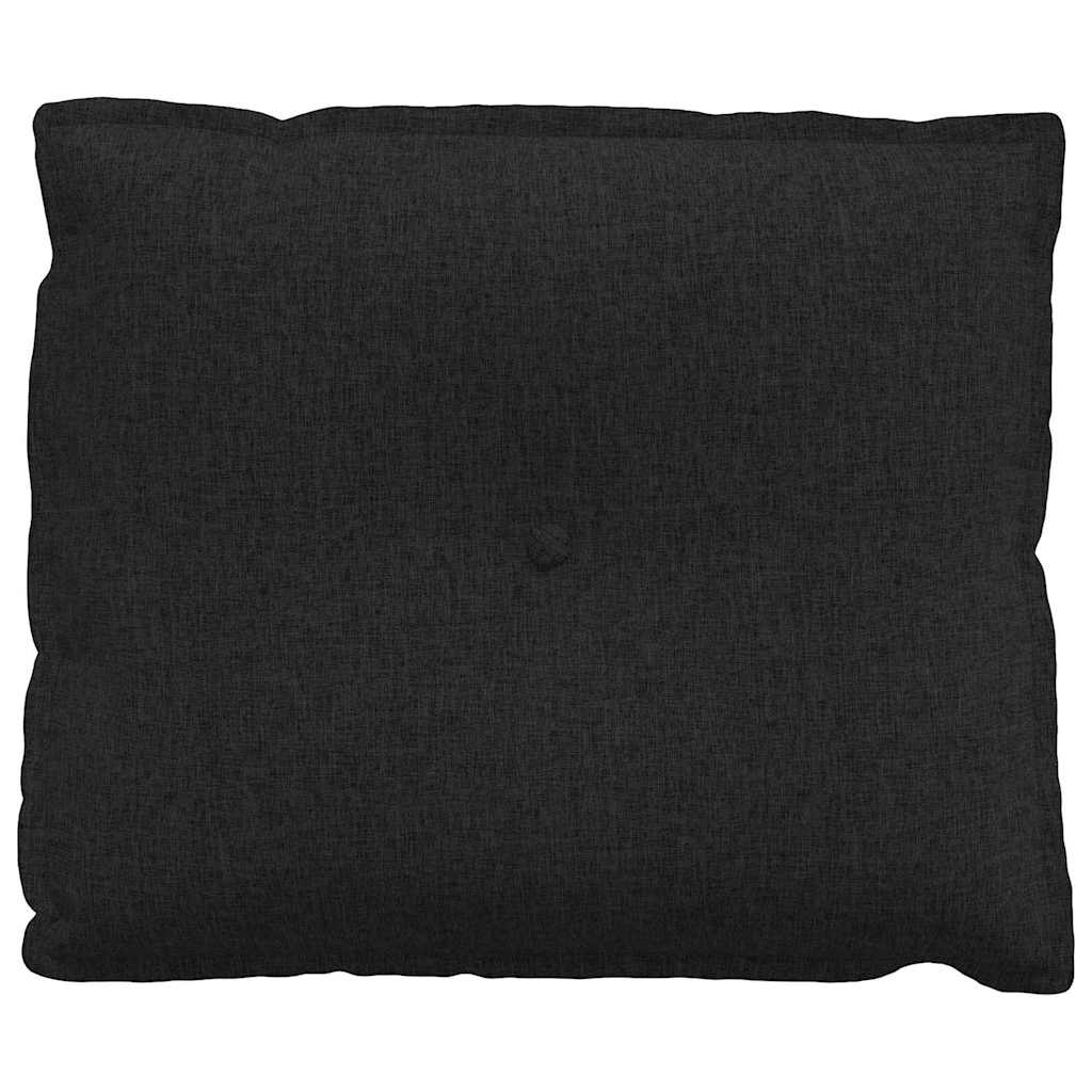 Rugkussen Zwart 60 x 19 x 50 cm Stof is nu te koop bij PeponiXL, paradijselijk wonen!