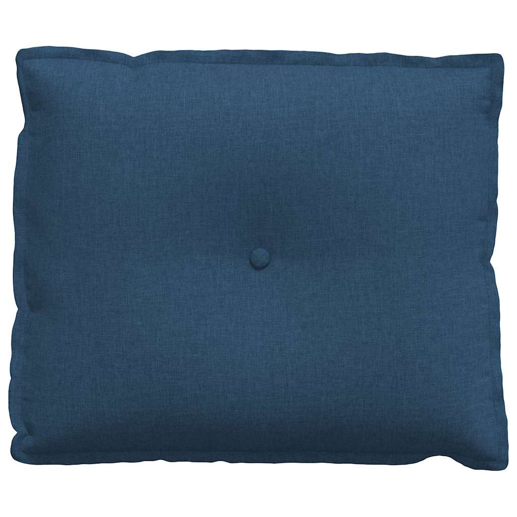 Rugkussen Blauw 60 x 19 x 50 cm Stof is nu te koop bij PeponiXL, paradijselijk wonen!