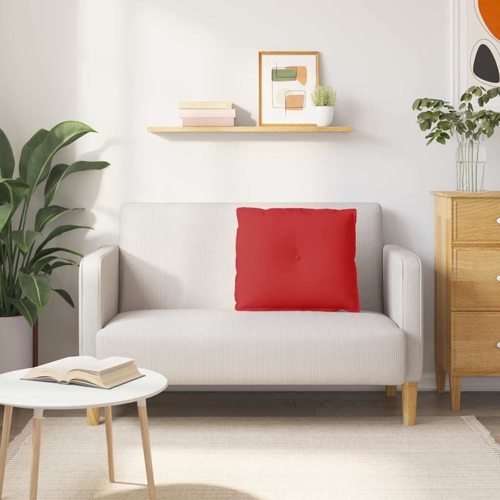 Rugkussen Rood 60 x 19 x 50 cm Stof is nu te koop bij PeponiXL, paradijselijk wonen!