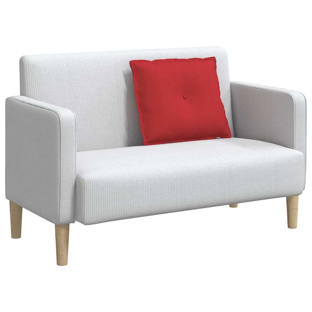 Rugkussen Rood 60 x 19 x 50 cm Stof is nu te koop bij PeponiXL, paradijselijk wonen!