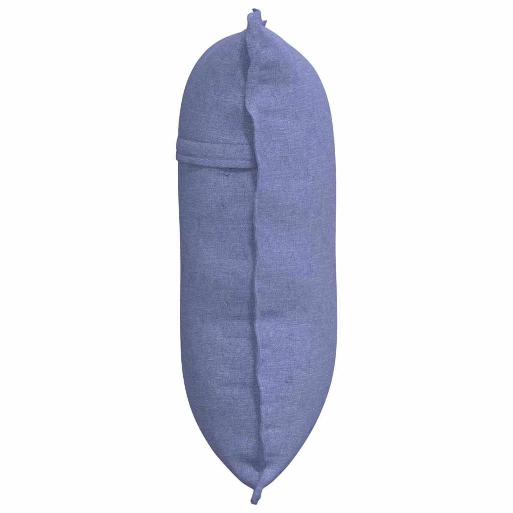 Rugkussen Jeans Blauw 60 x 19 x 50 cm Stof is nu te koop bij PeponiXL, paradijselijk wonen!