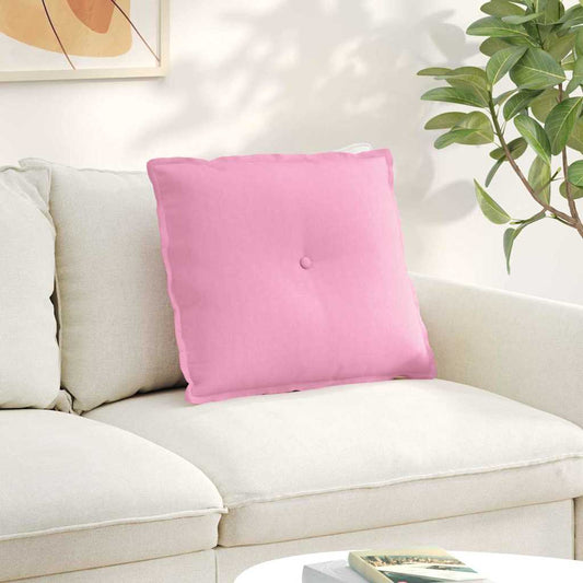 Rugkussen Roze 60 x 19 x 50 cm Stof is nu te koop bij PeponiXL, paradijselijk wonen!