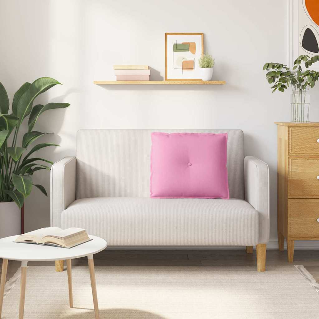 Rugkussen Roze 60 x 19 x 50 cm Stof is nu te koop bij PeponiXL, paradijselijk wonen!