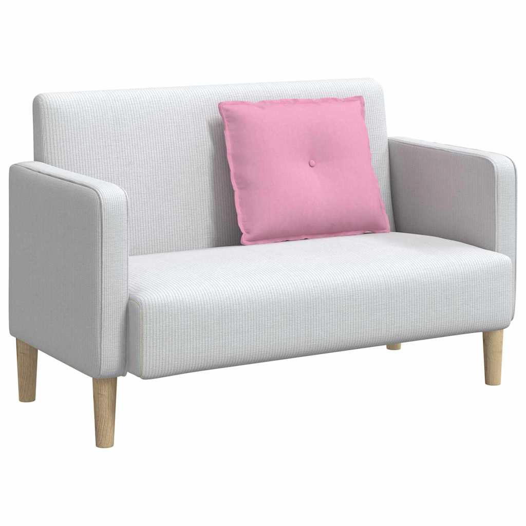 Rugkussen Roze 60 x 19 x 50 cm Stof is nu te koop bij PeponiXL, paradijselijk wonen!