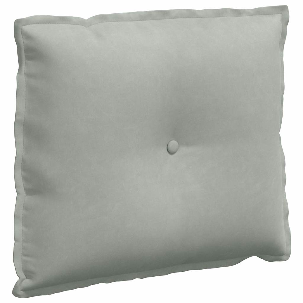Rugkussen Lichtgrijs 60 x 50 cm Cordstof is nu te koop bij PeponiXL, paradijselijk wonen!