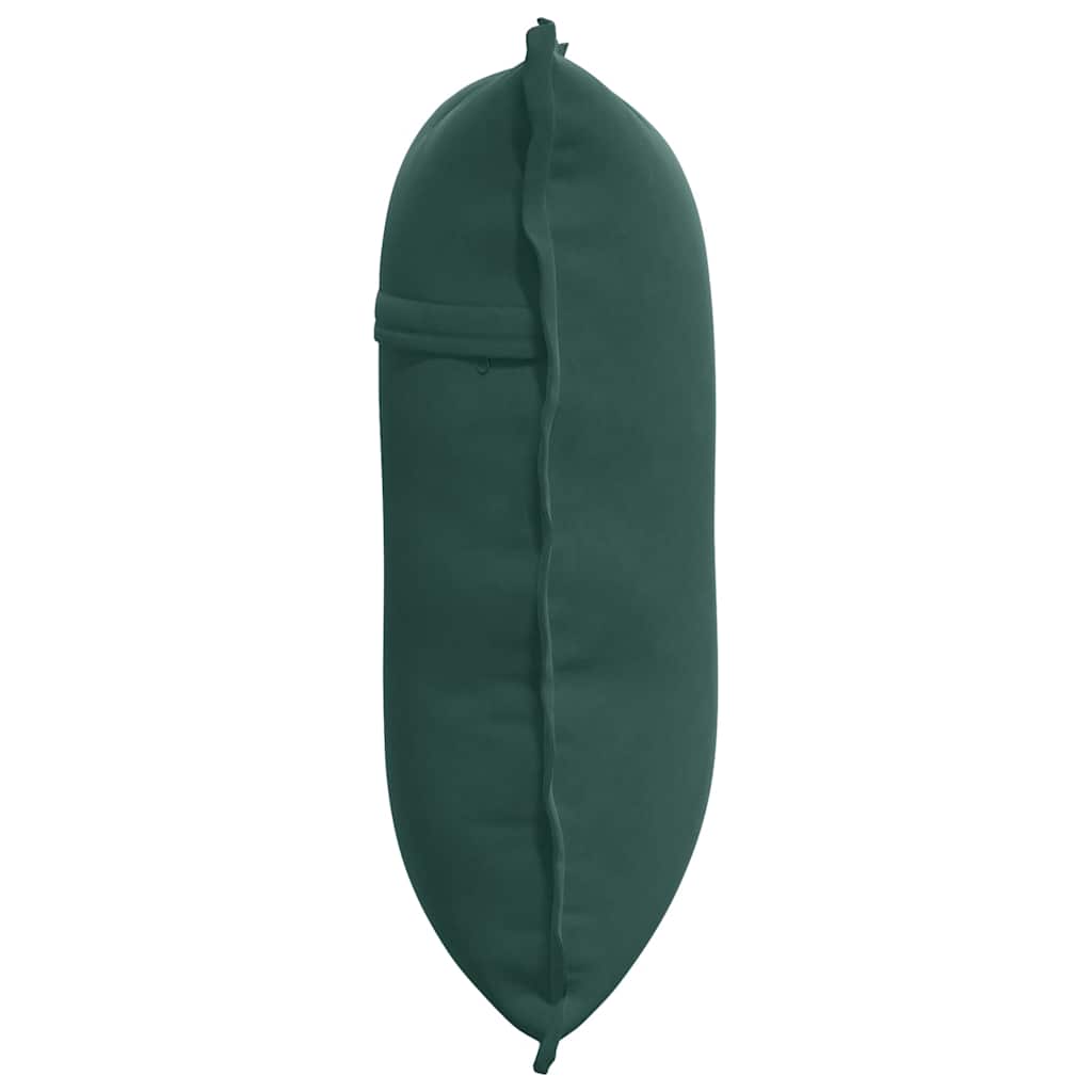 Rugkussen Donkergroen 60 x 50 cm Cordstof is nu te koop bij PeponiXL, paradijselijk wonen!