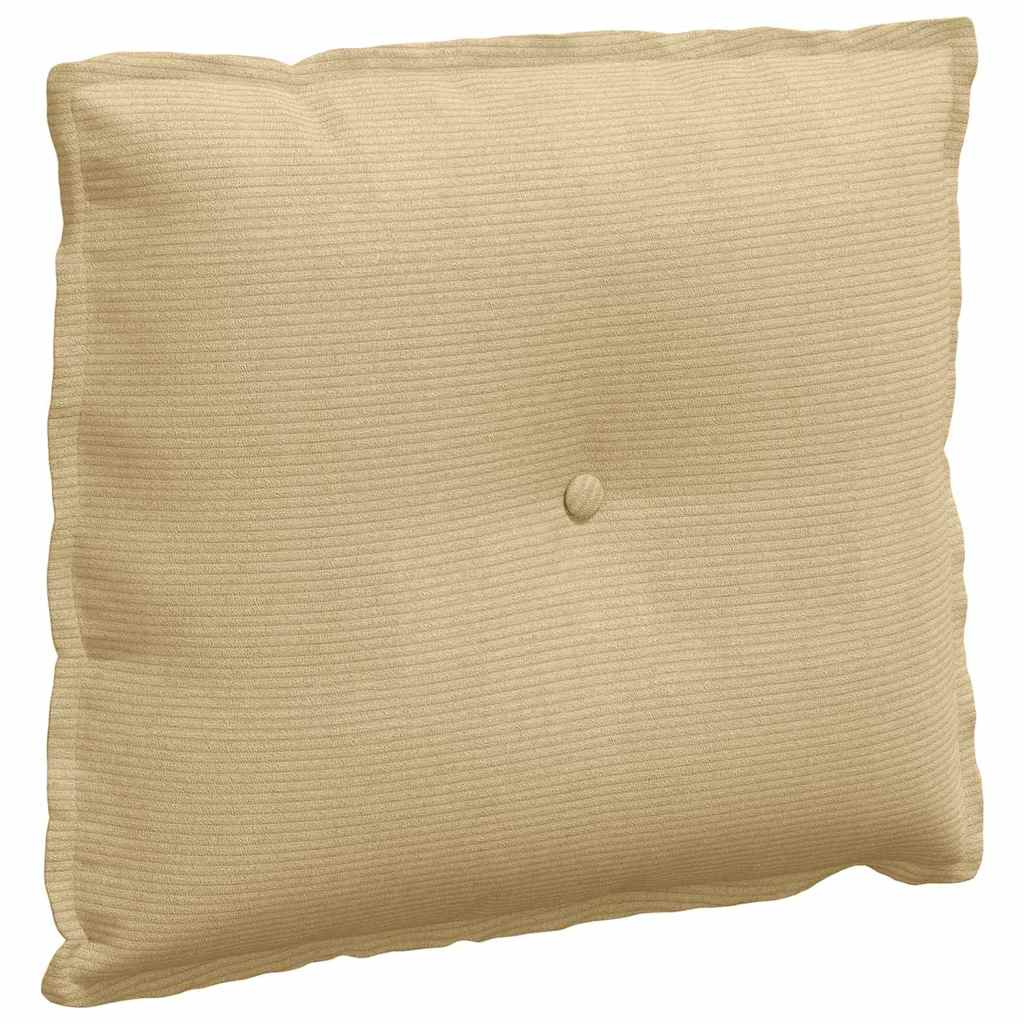 Rugkussen Grijs groen 60 x 50 cm Cordstof is nu te koop bij PeponiXL, paradijselijk wonen!