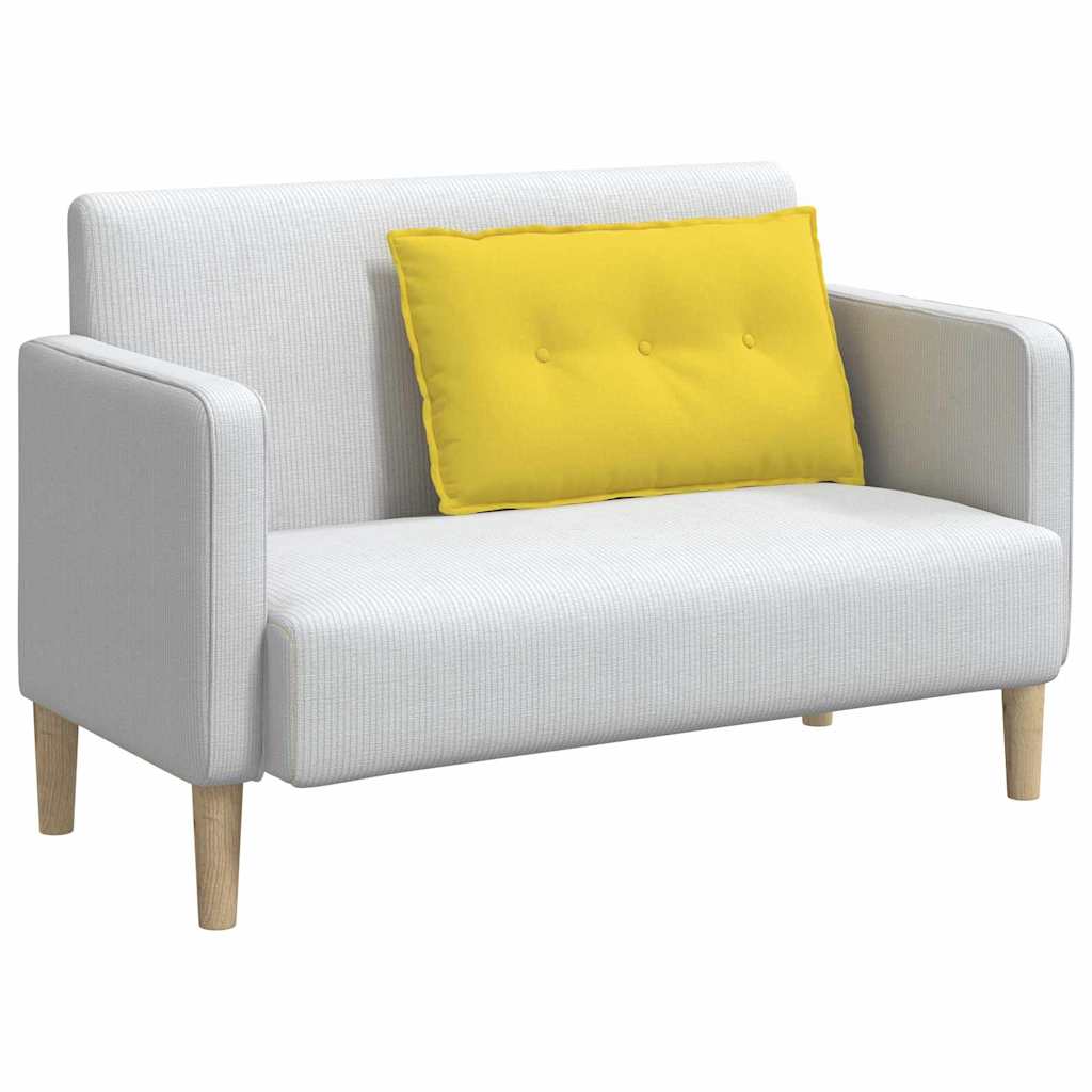 Rugkussen Lichtgeel 80 x 19 x 50 cm Stof is nu te koop bij PeponiXL, paradijselijk wonen!