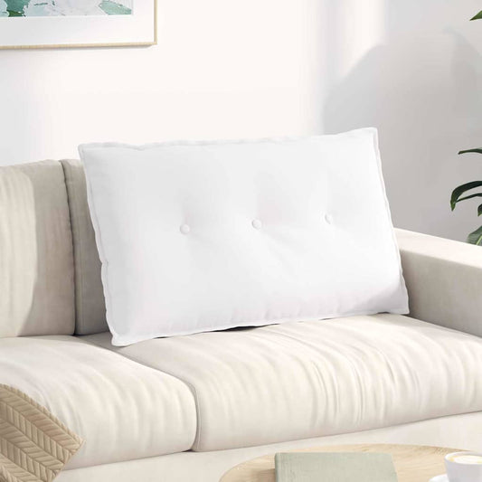 Rugkussen Wit 80 x 19 x 50 cm Stof is nu te koop bij PeponiXL, paradijselijk wonen!