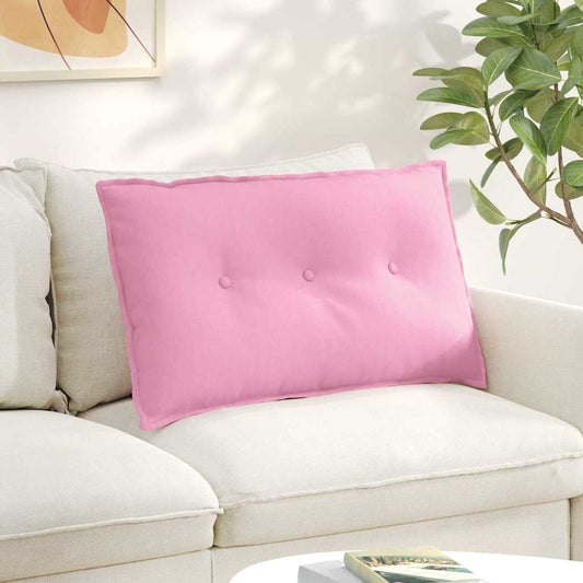 Rugkussen Roze 80 x 19 x 50 cm Stof is nu te koop bij PeponiXL, paradijselijk wonen!