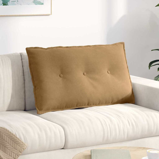 Rugkussen Bruin 80 x 50 cm Cordstof is nu te koop bij PeponiXL, paradijselijk wonen!