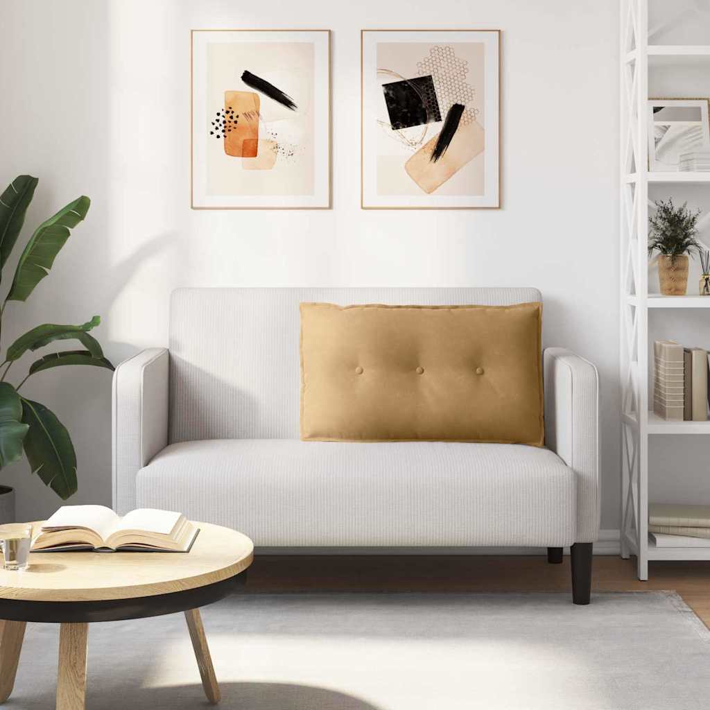 Rugkussen Bruin 80 x 50 cm Cordstof is nu te koop bij PeponiXL, paradijselijk wonen!