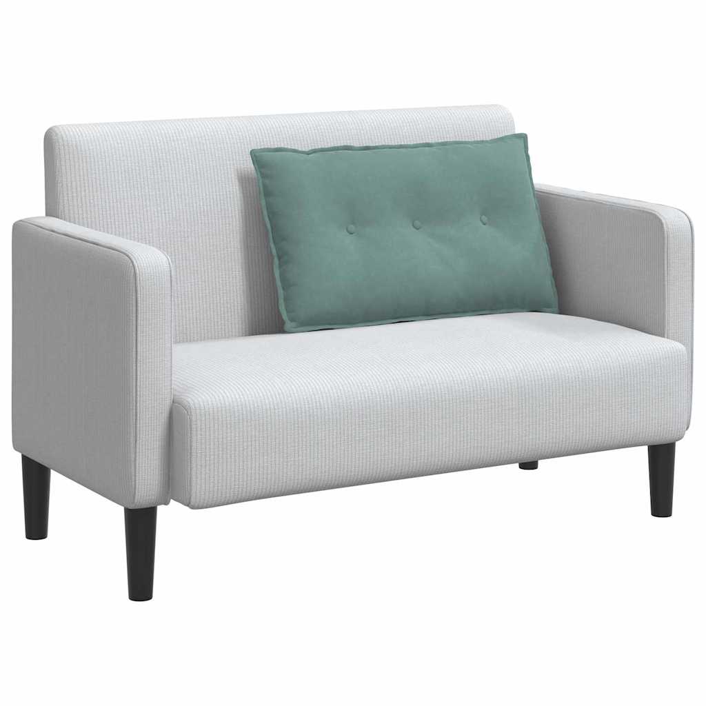 Rugkussen Zeegroen 80 x 50 cm Cordstof is nu te koop bij PeponiXL, paradijselijk wonen!