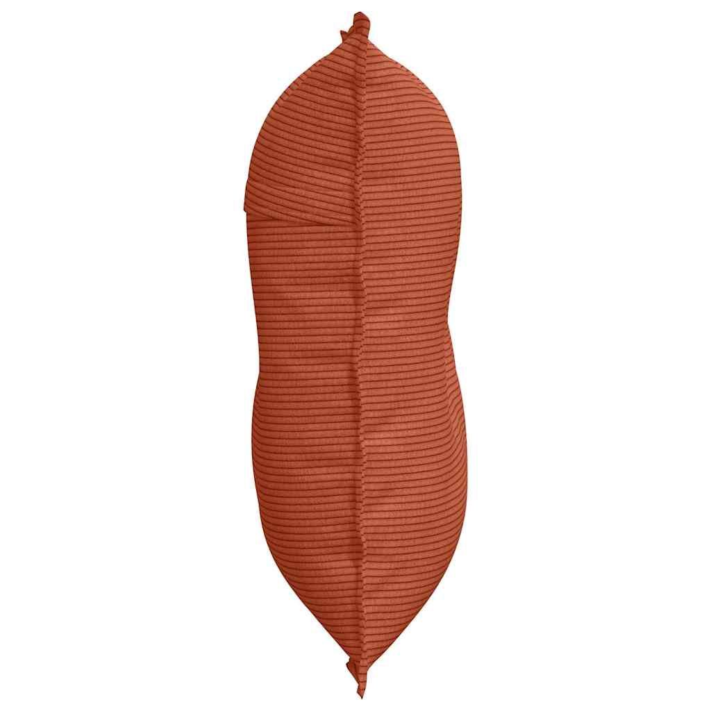 Rugkussen Rood-oranje 80 x 50 cm Cordstof is nu te koop bij PeponiXL, paradijselijk wonen!