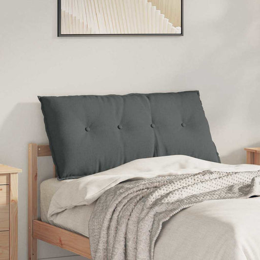Rugkussen Donkergrijs 100 x 19 x 50 cm Stof is nu te koop bij PeponiXL, paradijselijk wonen!