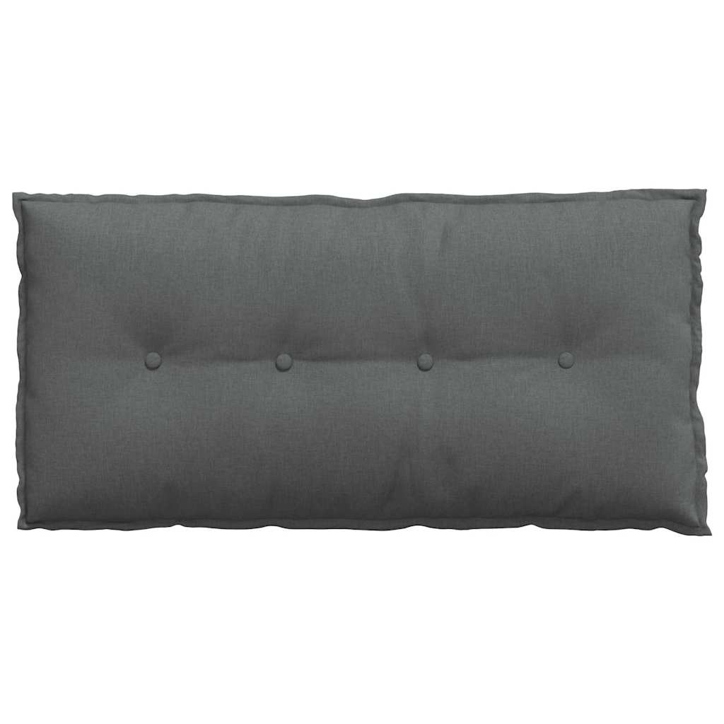 Rugkussen Donkergrijs 100 x 19 x 50 cm Stof is nu te koop bij PeponiXL, paradijselijk wonen!
