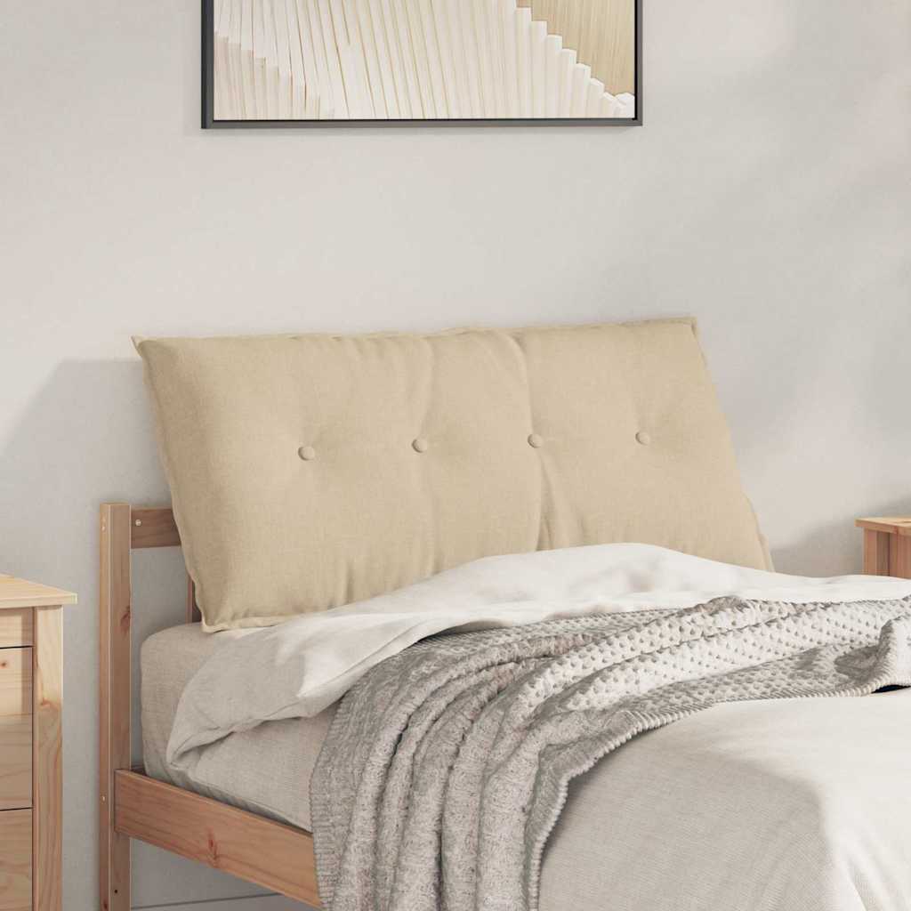 Rugkussen Crème 100 x 19 x 50 cm Stof is nu te koop bij PeponiXL, paradijselijk wonen!
