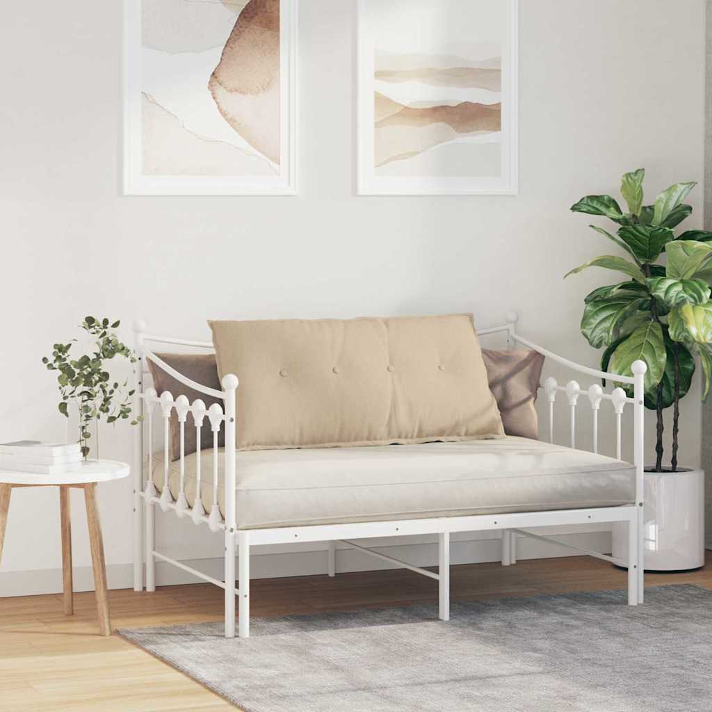 Rugkussen Crème 100 x 19 x 50 cm Stof is nu te koop bij PeponiXL, paradijselijk wonen!
