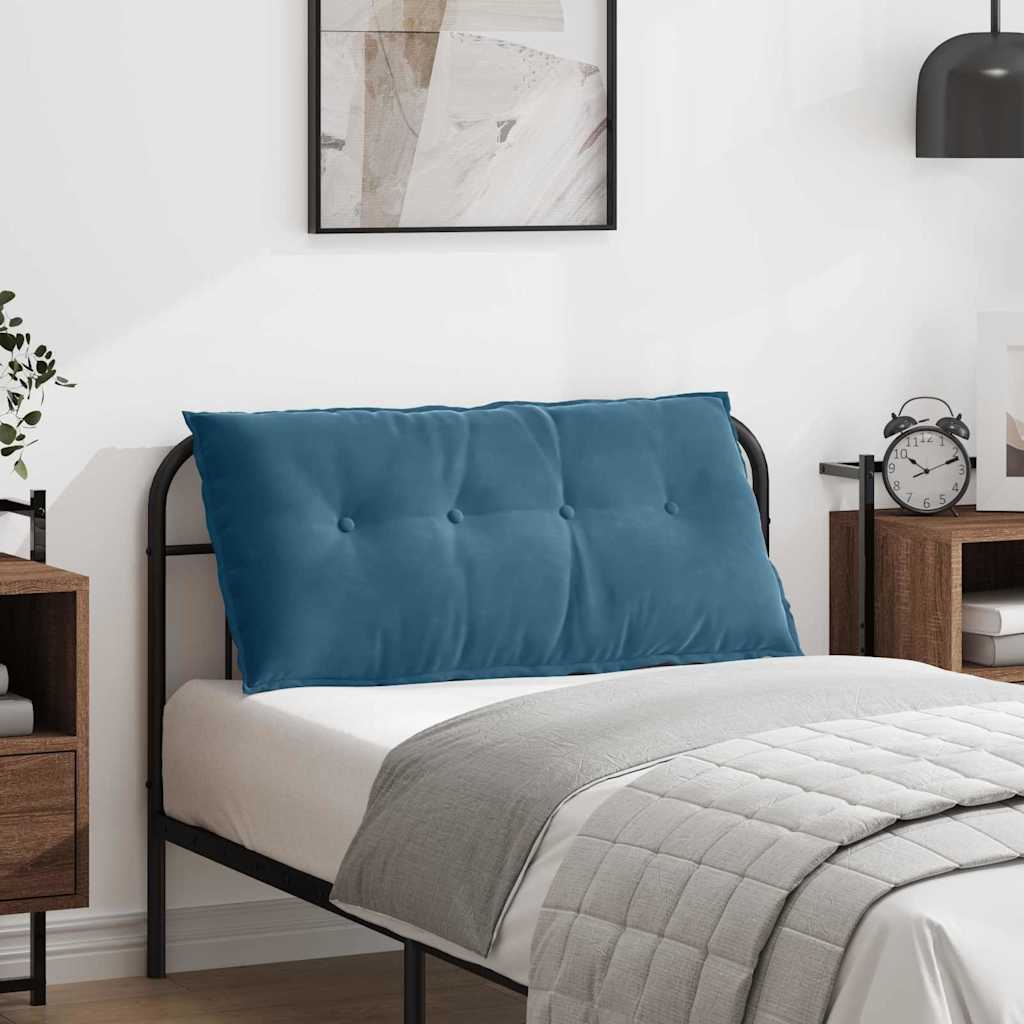 Rugkussen Blauw 100 x 50 cm Cordstof is nu te koop bij PeponiXL, paradijselijk wonen!