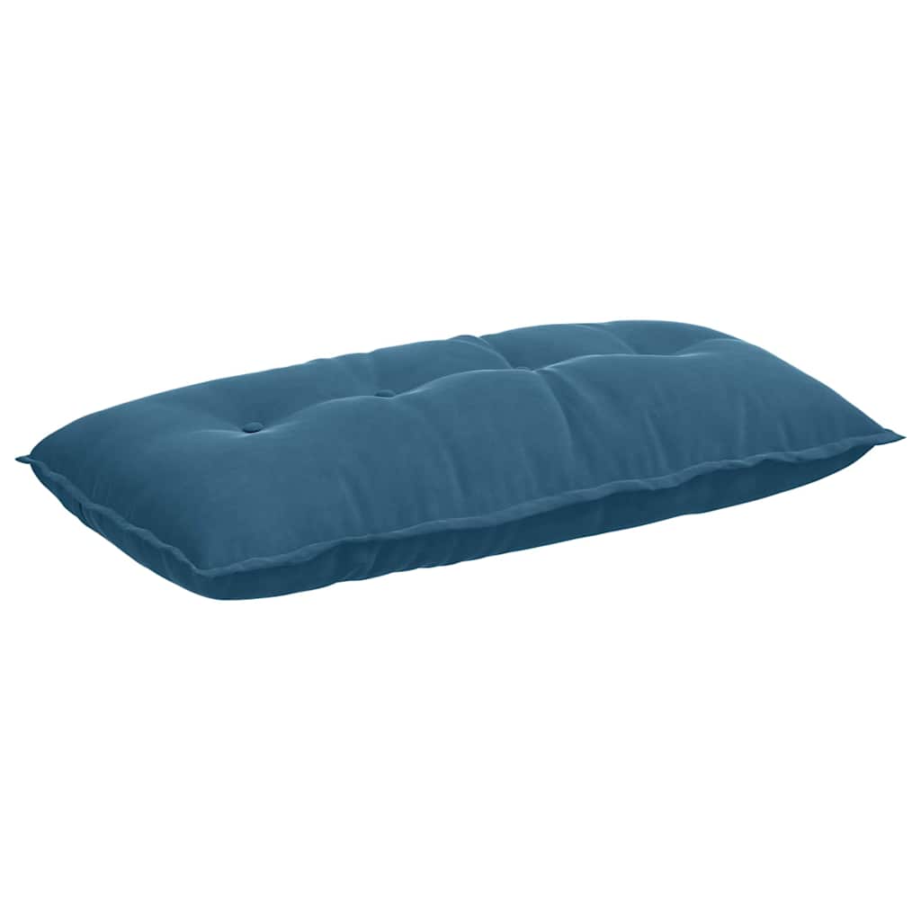 Rugkussen Blauw 100 x 50 cm Cordstof is nu te koop bij PeponiXL, paradijselijk wonen!