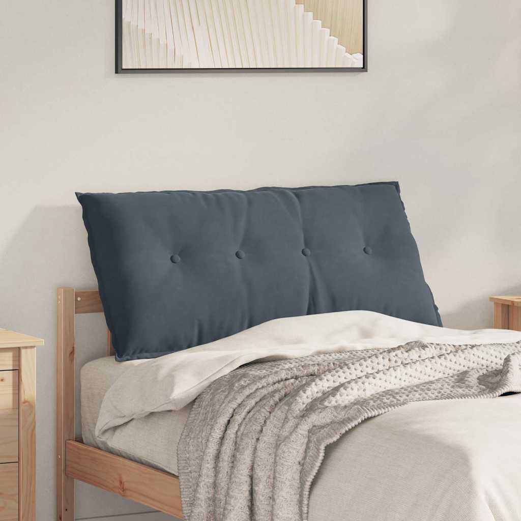 Rugkussen Donkergrijs 100 x 50 cm Cordstof is nu te koop bij PeponiXL, paradijselijk wonen!