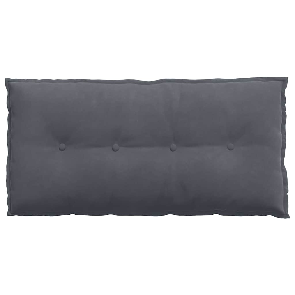 Rugkussen Donkergrijs 100 x 50 cm Cordstof is nu te koop bij PeponiXL, paradijselijk wonen!