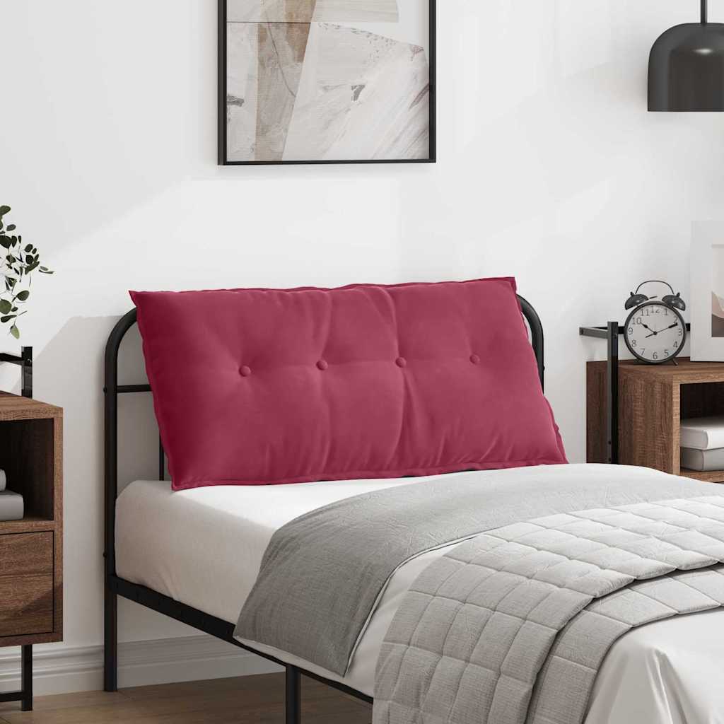 Rugkussen Wijnrood 100 x 50 cm Cordstof is nu te koop bij PeponiXL, paradijselijk wonen!