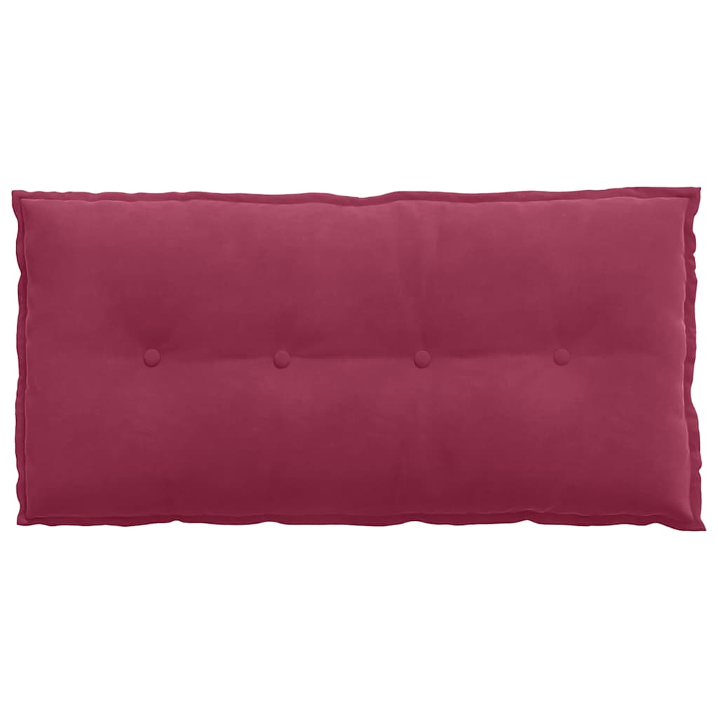 Rugkussen Wijnrood 100 x 50 cm Cordstof is nu te koop bij PeponiXL, paradijselijk wonen!