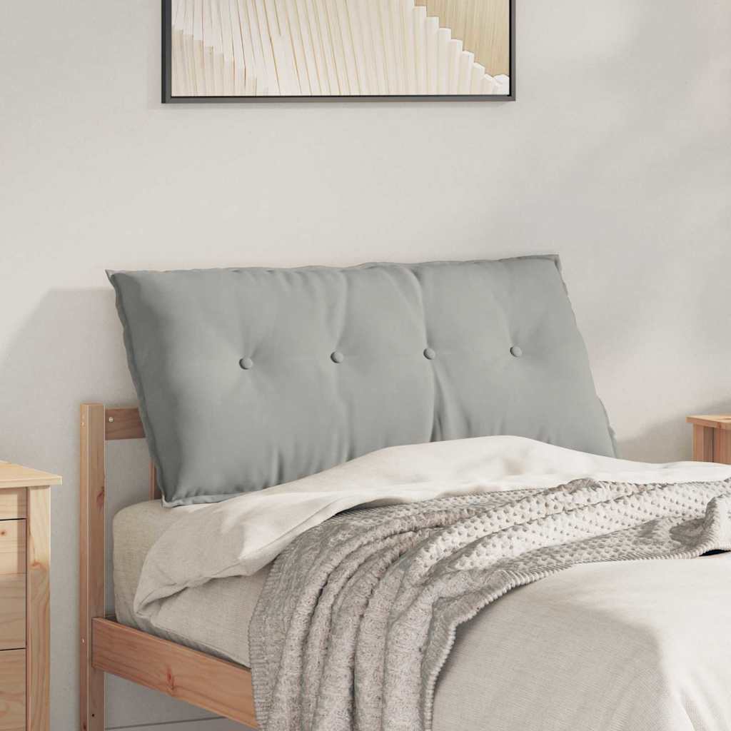 Rugkussen Lichtgrijs 100 x 50 cm Microvezel Stof is nu te koop bij PeponiXL, paradijselijk wonen!