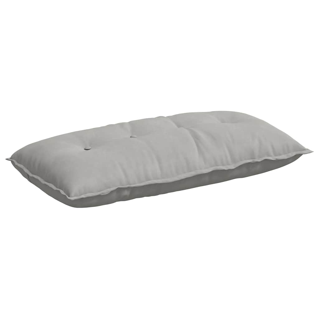 Rugkussen Lichtgrijs 100 x 50 cm Microvezel Stof is nu te koop bij PeponiXL, paradijselijk wonen!