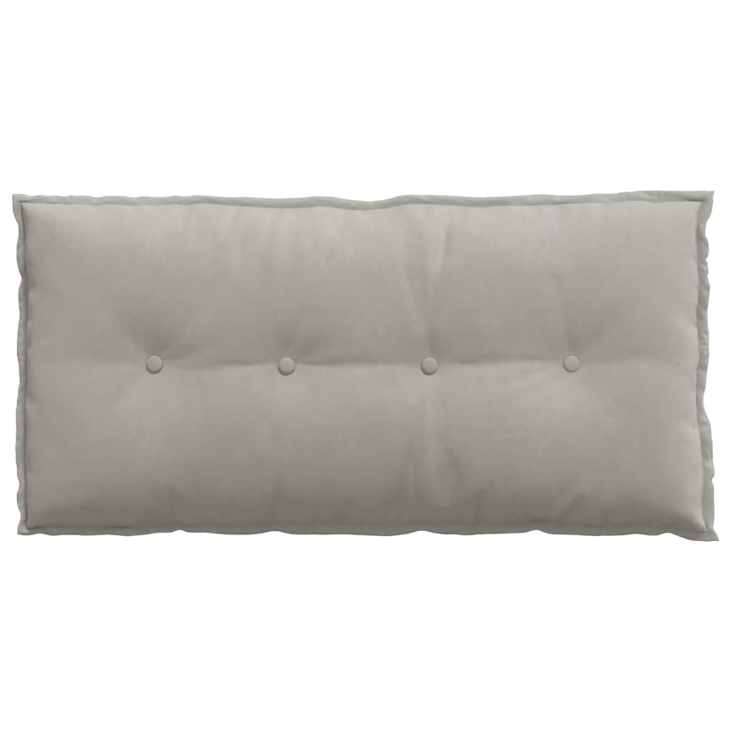 Rugkussen Lichtgrijs 100 x 50 cm Microvezel Stof is nu te koop bij PeponiXL, paradijselijk wonen!