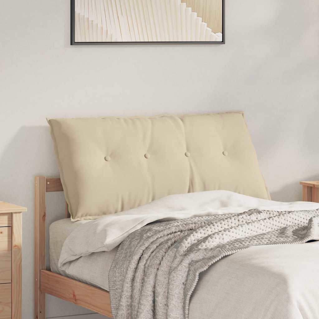 Rugkussen Crème 100 x 50 cm Microvezel Stof is nu te koop bij PeponiXL, paradijselijk wonen!
