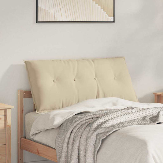 Rugkussen Crème 100 x 50 cm Microvezel Stof is nu te koop bij PeponiXL, paradijselijk wonen!
