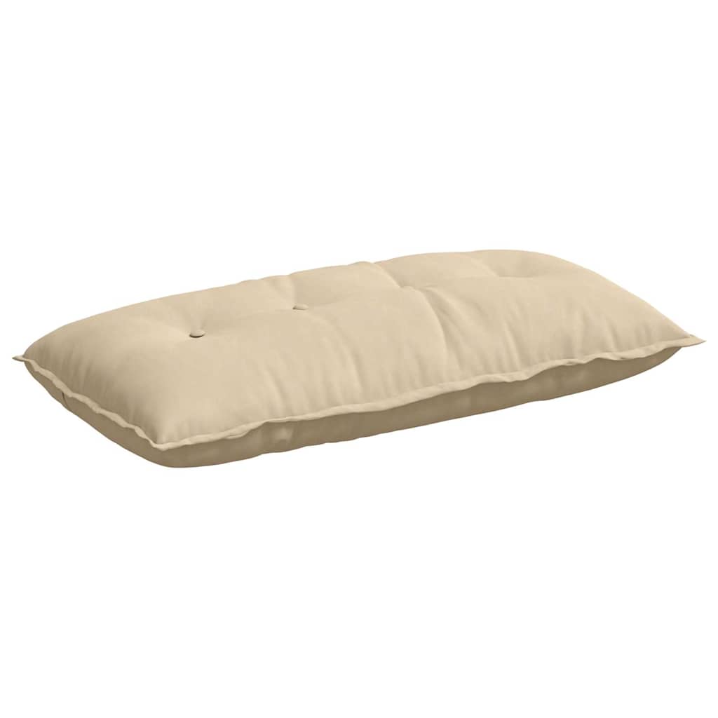Rugkussen Crème 100 x 50 cm Microvezel Stof is nu te koop bij PeponiXL, paradijselijk wonen!