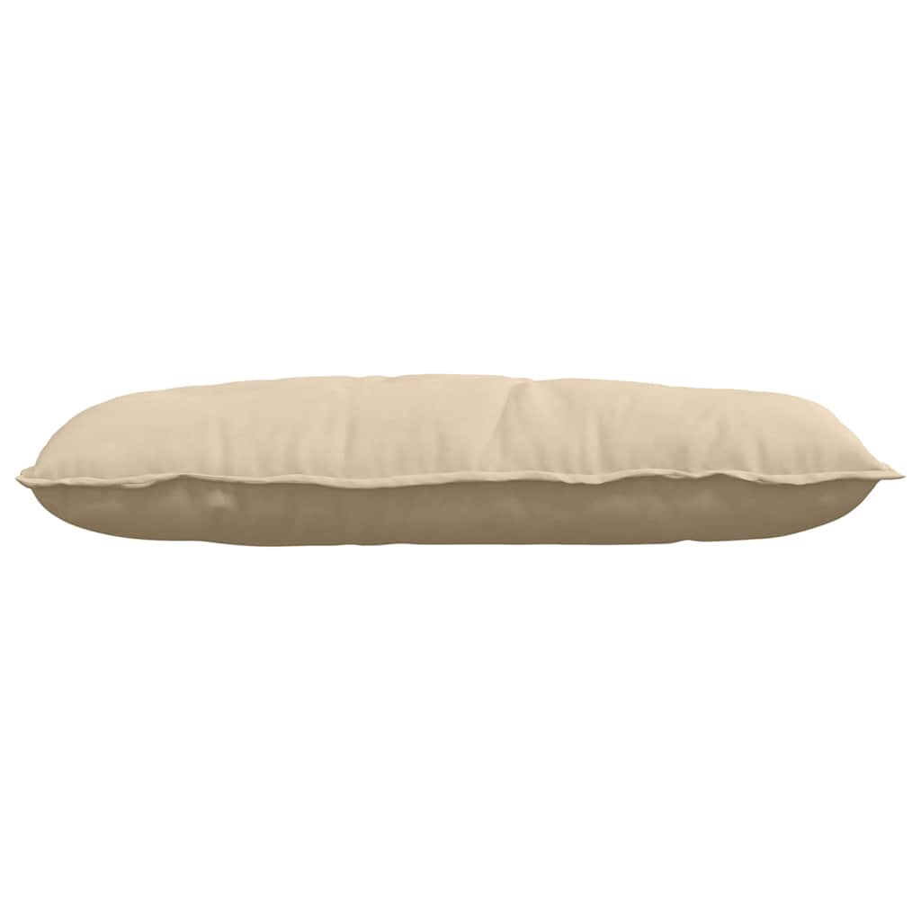 Rugkussen Crème 100 x 50 cm Microvezel Stof is nu te koop bij PeponiXL, paradijselijk wonen!