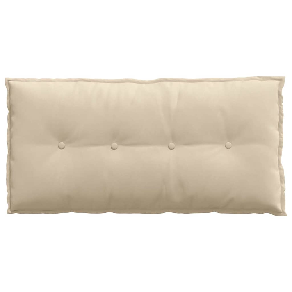 Rugkussen Crème 100 x 50 cm Microvezel Stof is nu te koop bij PeponiXL, paradijselijk wonen!