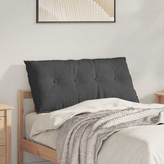 Rugkussen Donkergrijs 100 x 50 cm Cordstof is nu te koop bij PeponiXL, paradijselijk wonen!