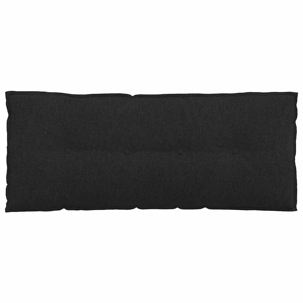 Rugkussen Zwart 120 x 19 x 50 cm Stof is nu te koop bij PeponiXL, paradijselijk wonen!