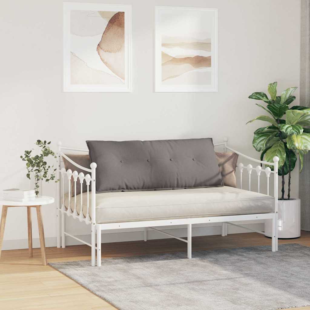 Rugkussen Taupe 120 x 19 x 50 cm Stof is nu te koop bij PeponiXL, paradijselijk wonen!