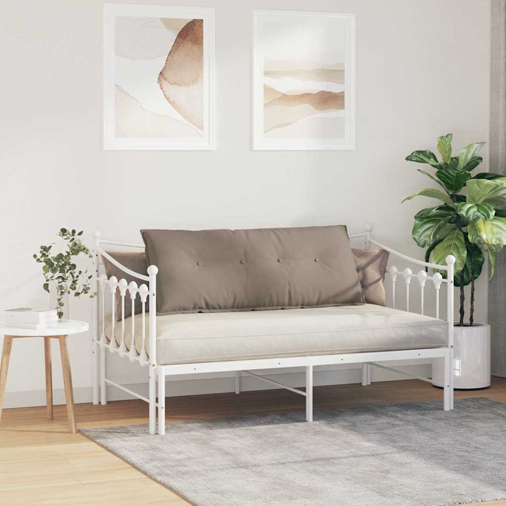 Rugkussen Taupe 120 x 50 cm Microvezel Stof is nu te koop bij PeponiXL, paradijselijk wonen!