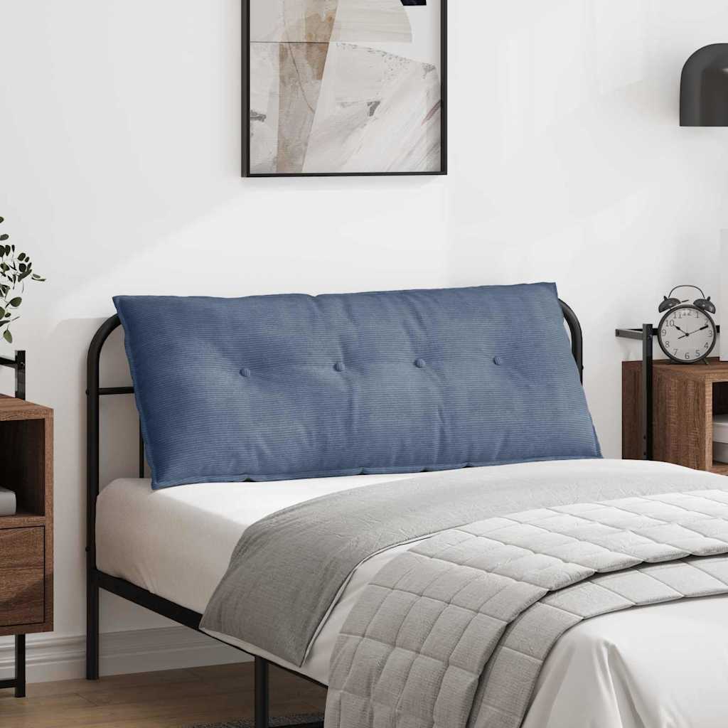 Rugkussen Blauw 120 x 50 cm Cordstof is nu te koop bij PeponiXL, paradijselijk wonen!
