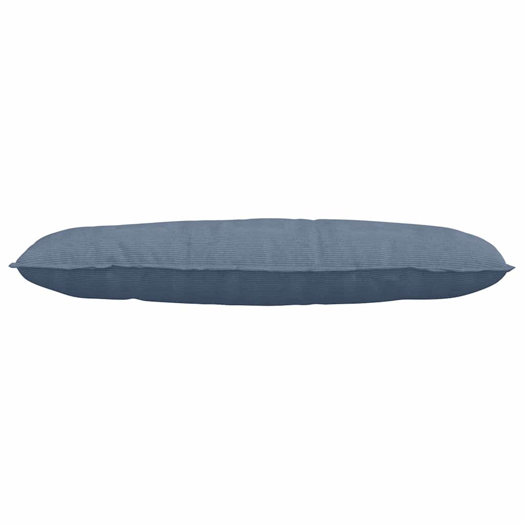 Rugkussen Blauw 120 x 50 cm Cordstof is nu te koop bij PeponiXL, paradijselijk wonen!