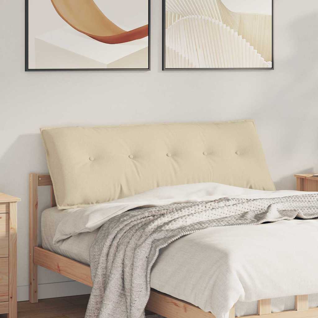 Rugkussen Crème 140 x 19 x 50 cm Stof is nu te koop bij PeponiXL, paradijselijk wonen!