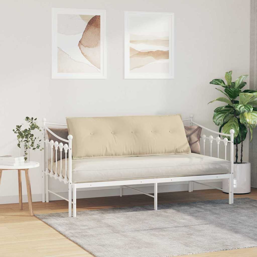 Rugkussen Crème 140 x 19 x 50 cm Stof is nu te koop bij PeponiXL, paradijselijk wonen!