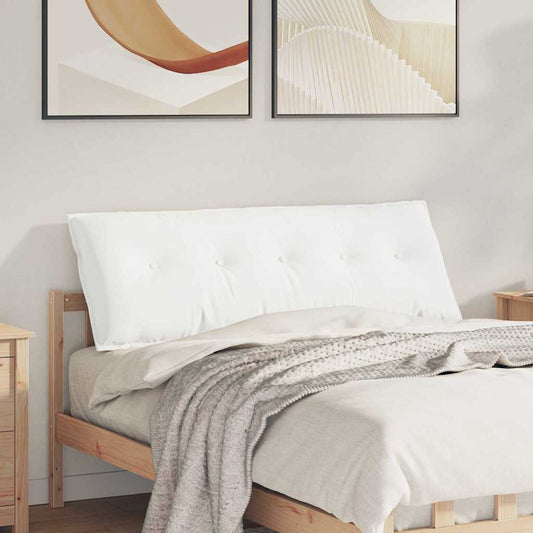Rugkussen Wit 140 x 19 x 50 cm Stof is nu te koop bij PeponiXL, paradijselijk wonen!