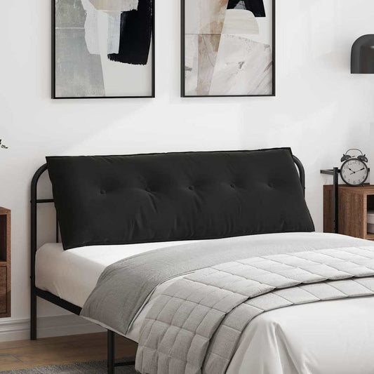 Rugkussen Zwart 140 x 50 cm Cordstof is nu te koop bij PeponiXL, paradijselijk wonen!