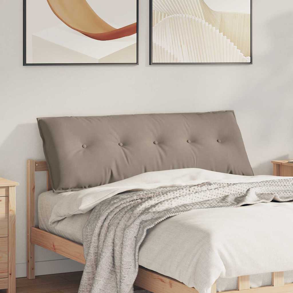 Rugkussen Taupe 140 x 50 cm Microvezel Stof is nu te koop bij PeponiXL, paradijselijk wonen!